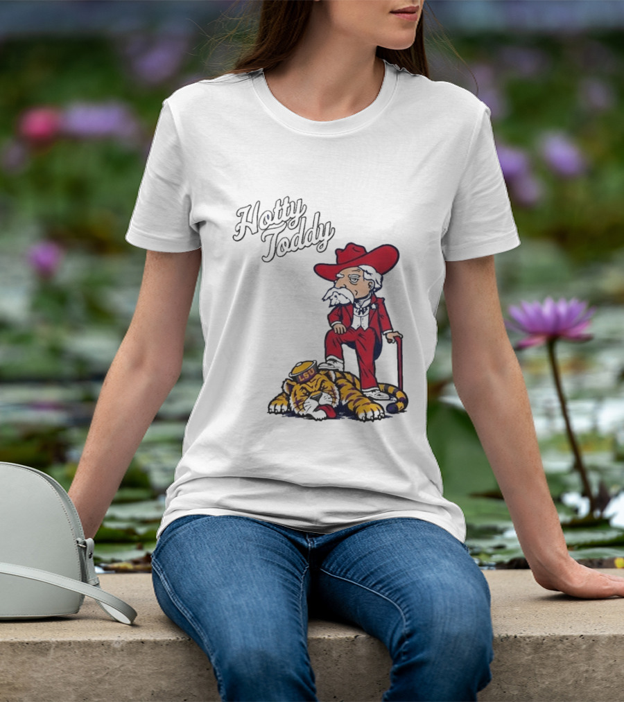 Hotty Toddy Ole Miss Mascot Triumph Over LSU Tiger 2026 T-Shirt