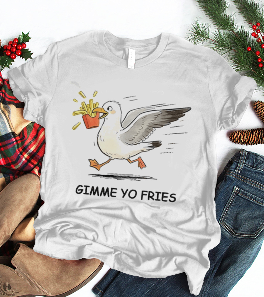Seagull Gimme Yo Fries Speedy Snack Chase T-Shirt