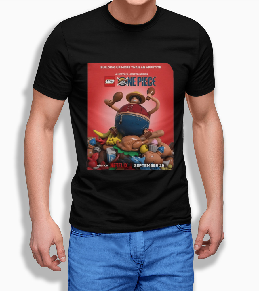LEGO One Piece Building Up More Than An Appetite A Netflix Limited Series September 29 T-Shirt