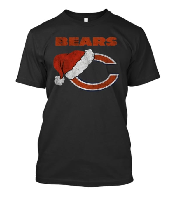Chicago Bears Santa Hat Christmas 2026 T-Shirt