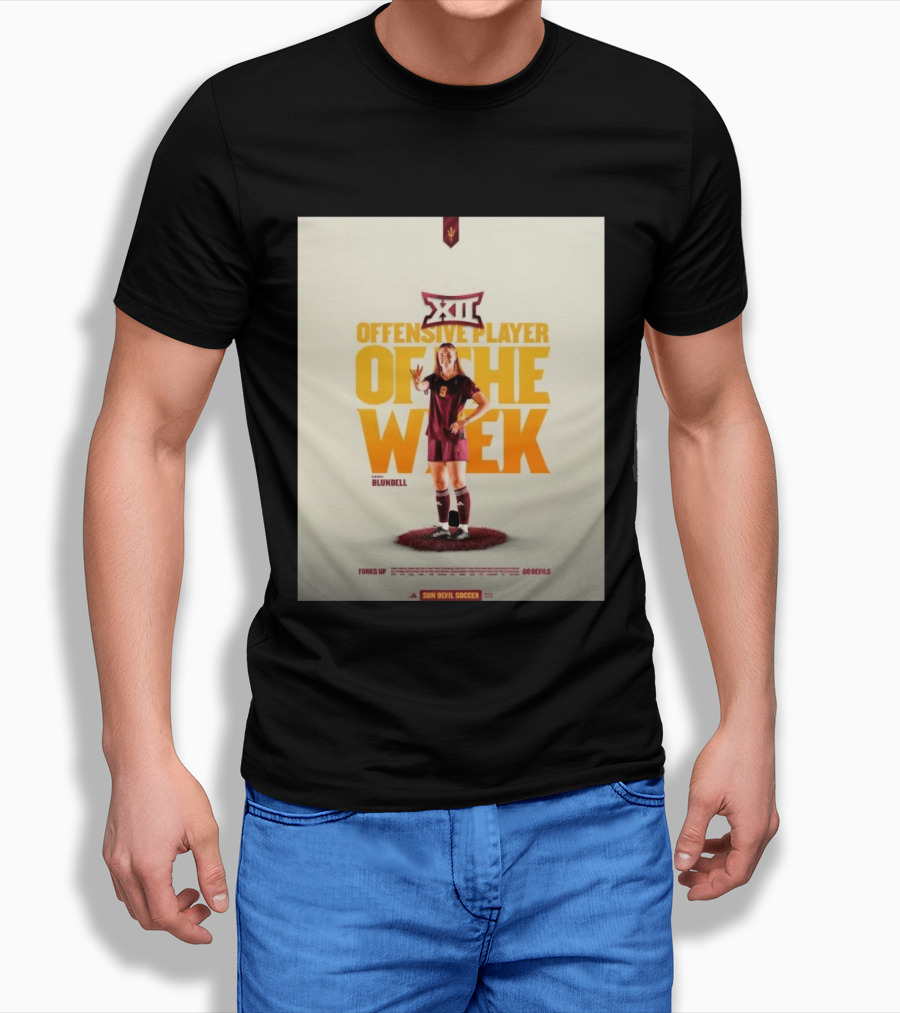 Big 12 Offensive Player Of The Week Kierra Blundell Sun Devil Soccer T-Shirt