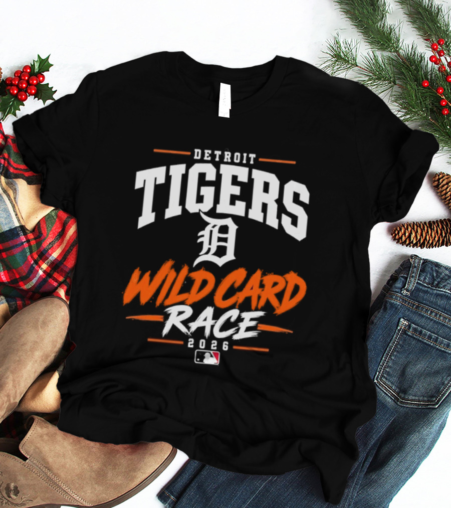 Detroit Tigers Wild Card Race 2026 MLB T-Shirt