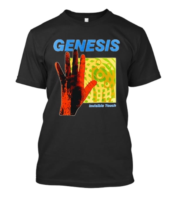 Genesis Invisible Touch Band Progressive Rock Album Cover Hand T-Shirt