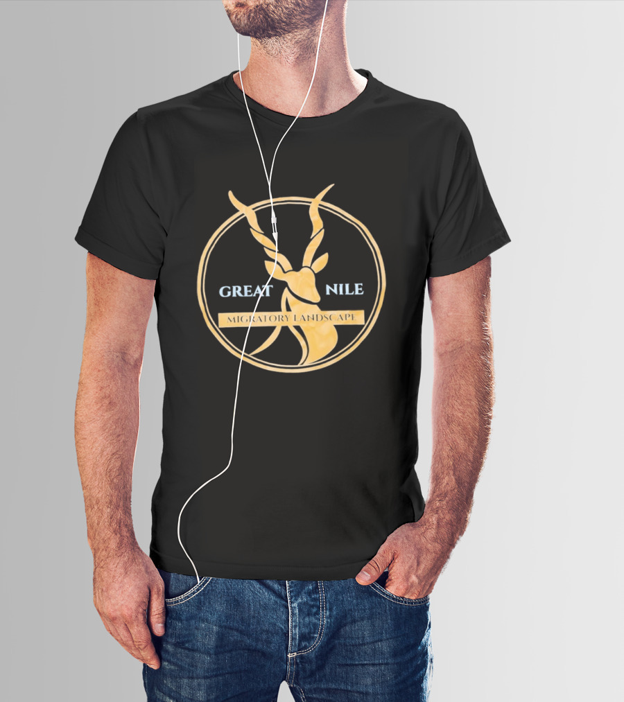 Great Nile Migratory Landscape Antelope T-Shirt