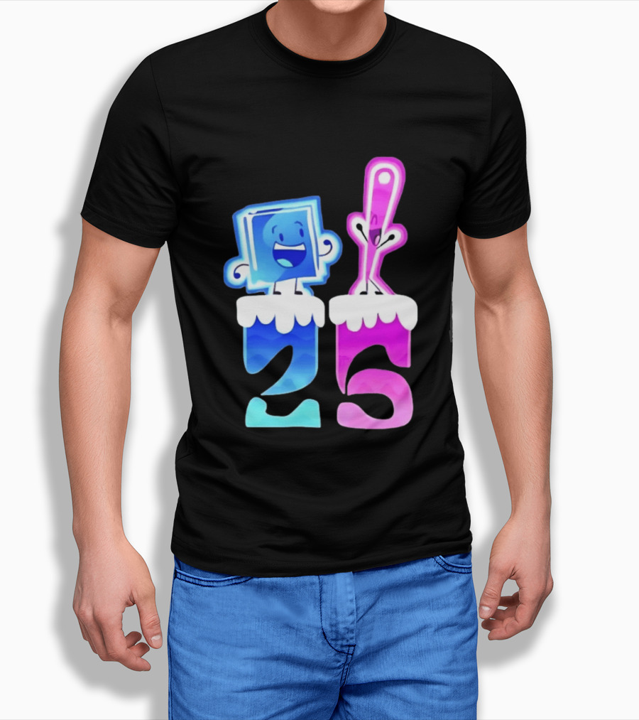 Ice Cube And Needle Battle For Dream Island 25 T-Shirt