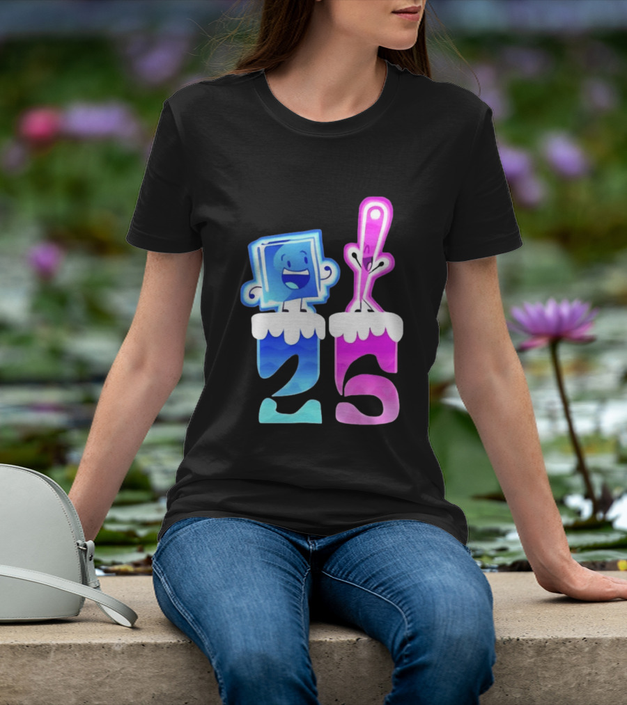Ice Cube And Needle Battle For Dream Island 25 T-Shirt