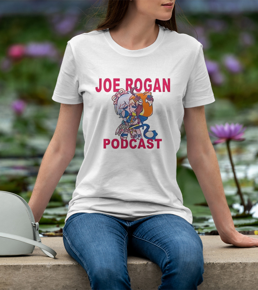 Joe Rogan Podcast Chibi Anime Manga T-Shirt