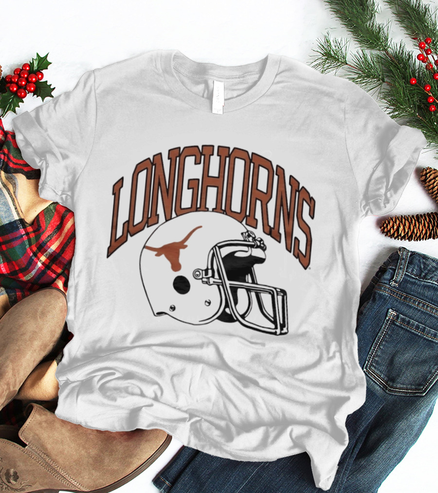 Texas Longhorns Football Helmet Longhorns T-Shirt