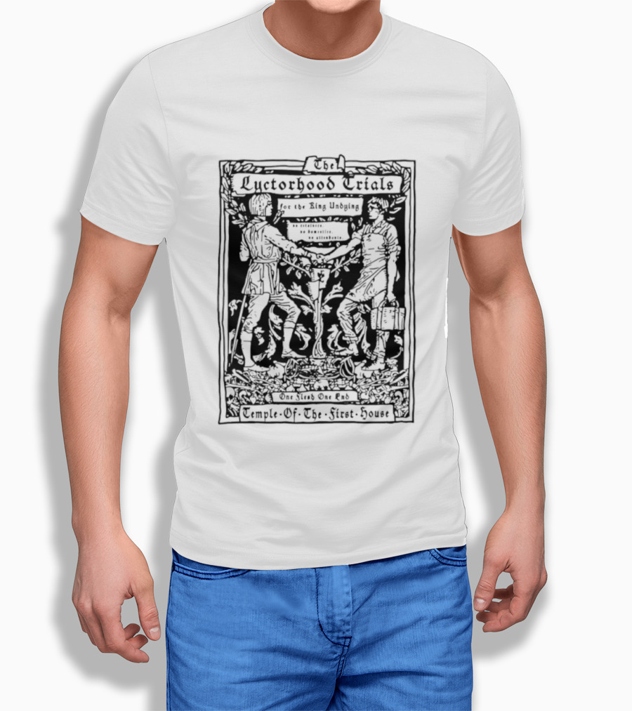 The Lyctorhood Trials Ring Undying One Flesh One End Temple Of The Ninth House Collection T-Shirt