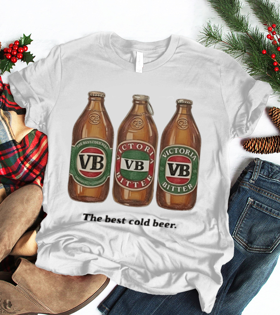 Victoria Bitter VB The Best Cold Beer Bottles T-Shirt