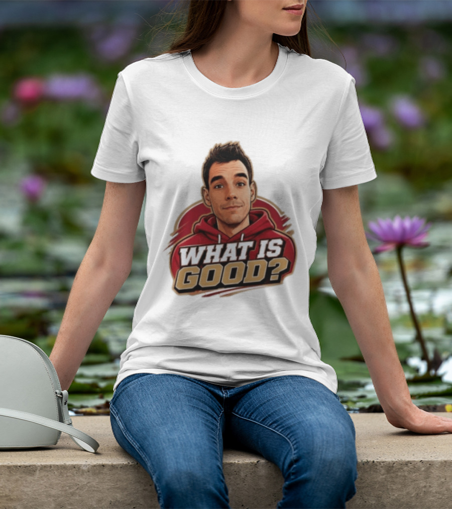 What Is Good The Gold Standard Podcast Network Cartoon T-Shirt