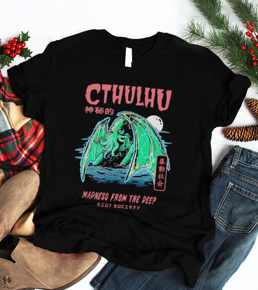 Cthulhu Madness From The Deep Riot Society T-Shirt