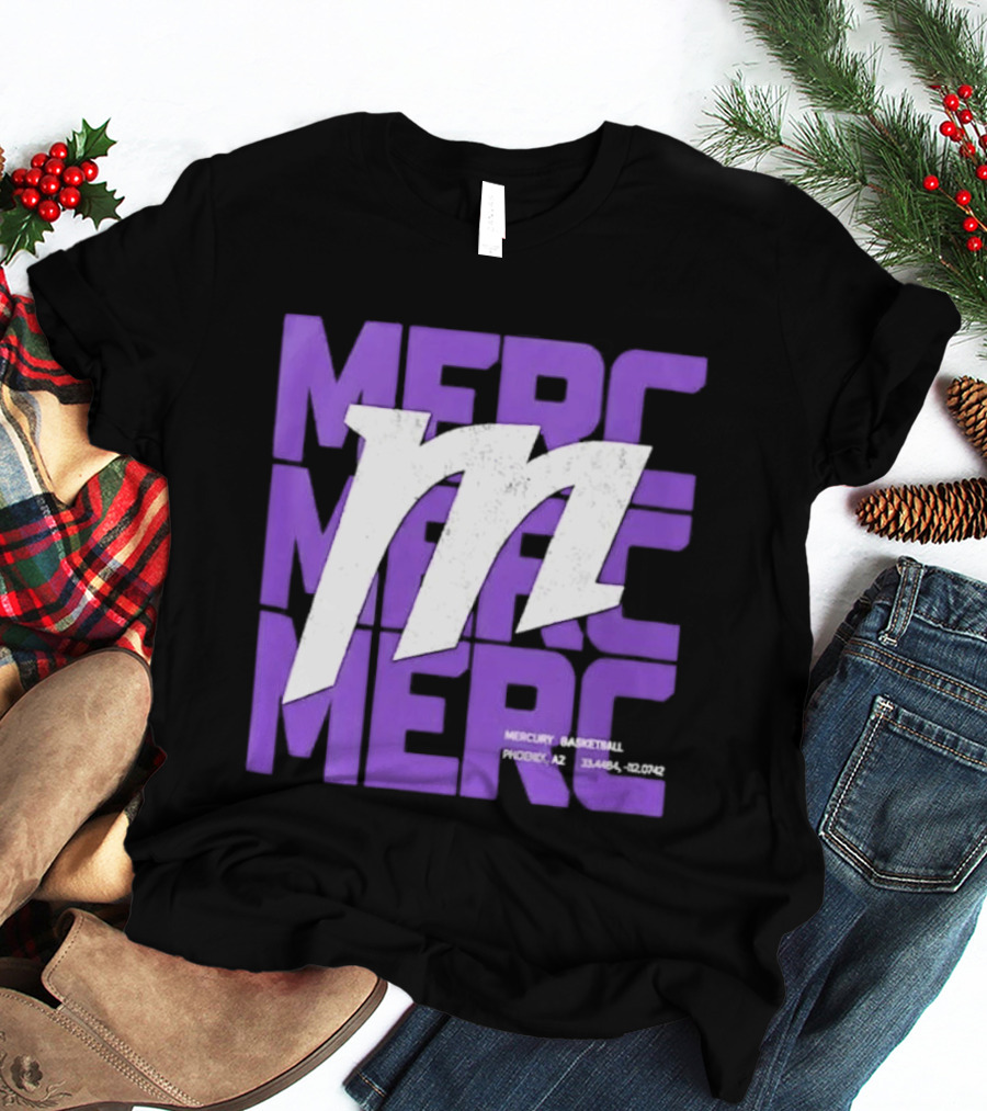Phoenix Mercury X Factor MERC Basketball Team WNBA Arizona T-Shirt