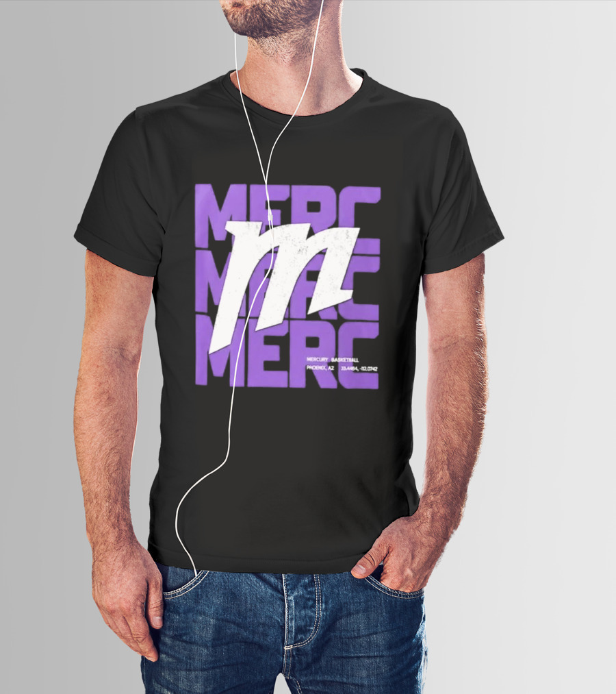 Phoenix Mercury X Factor MERC Basketball Team WNBA Arizona T-Shirt