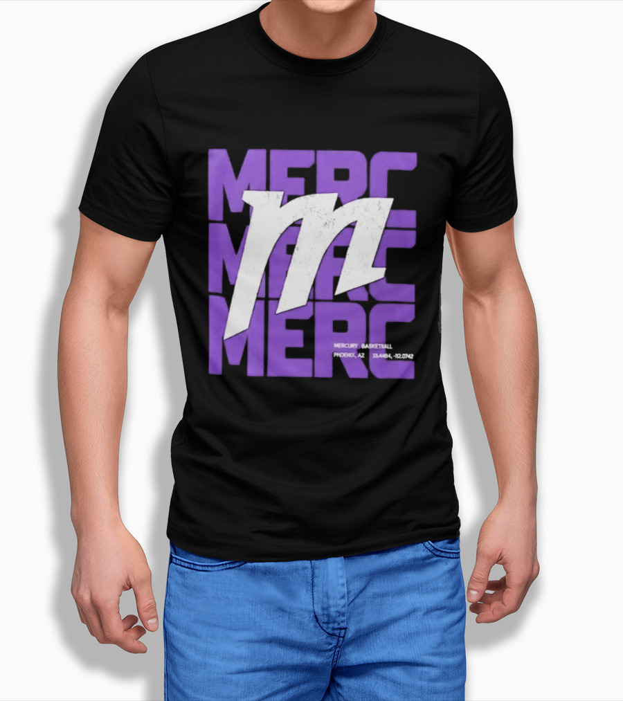 Phoenix Mercury X Factor MERC Basketball Team WNBA Arizona T-Shirt