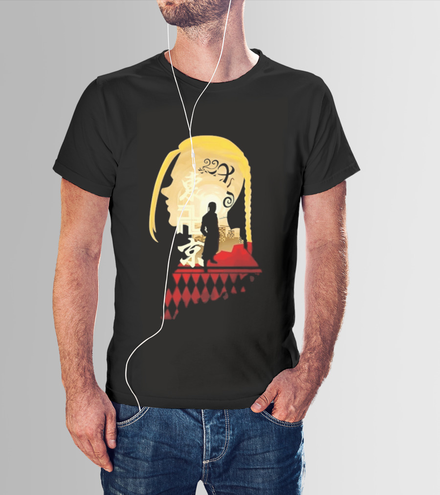Ken Ryuguji Tokyo Revengers Draken Silhouette Art Japan Cityscape Hair T-Shirt