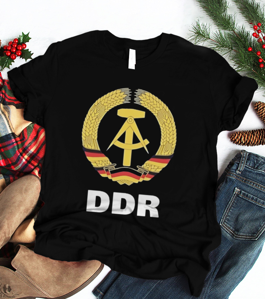 DDR German Democratic Republic Emblem East Germany T-Shirt