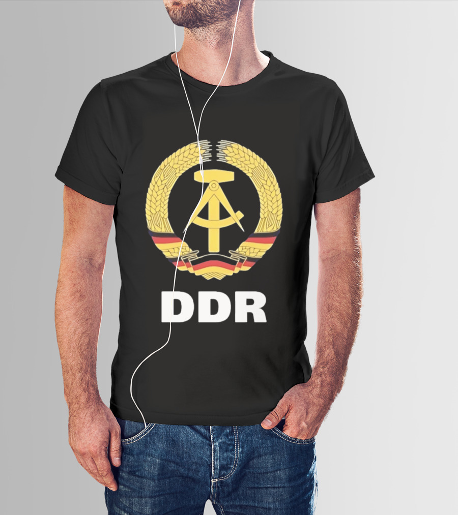 DDR German Democratic Republic Emblem East Germany T-Shirt