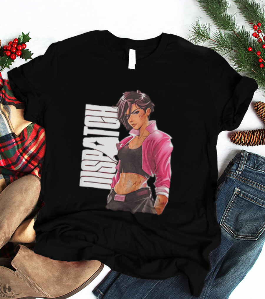 Dispatch Anime Girl Urban Style Two Sided T-Shirt