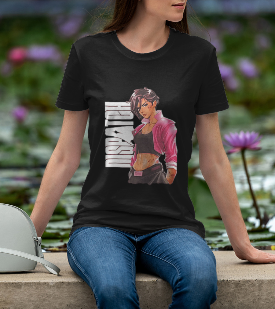 Dispatch Anime Girl Urban Style Two Sided T-Shirt