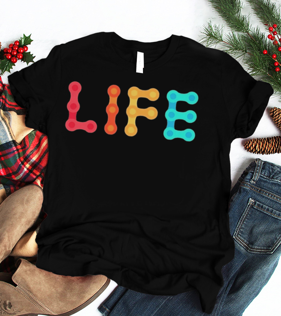 Life Bicycle Chain Cycling Bike Parts T-Shirt