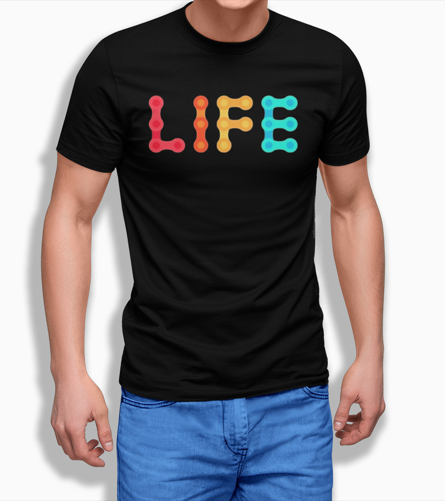 Life Bicycle Chain Cycling Bike Parts T-Shirt