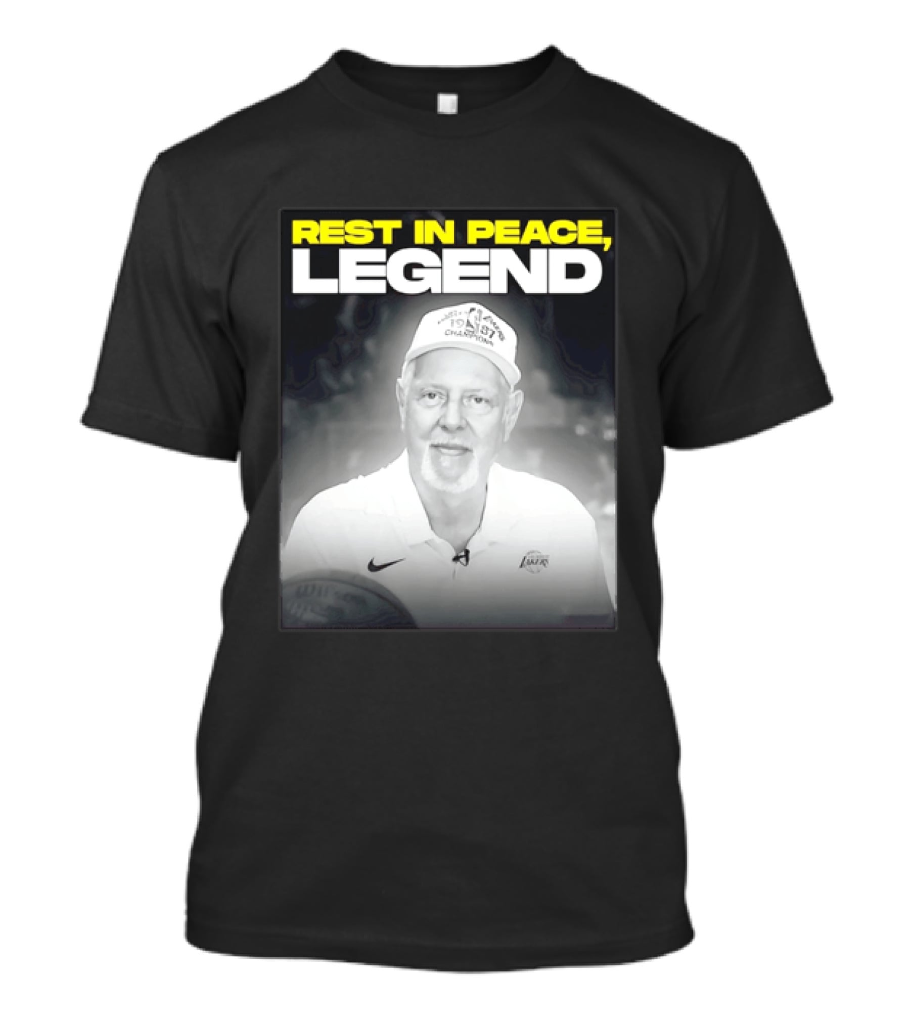 Rest In Peace Legend 1959 Champions Voice Of The Los Angeles Lakers T-Shirt