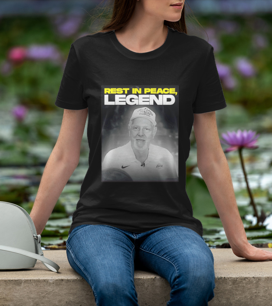 Rest In Peace Legend 1959 Champions Voice Of The Los Angeles Lakers T-Shirt