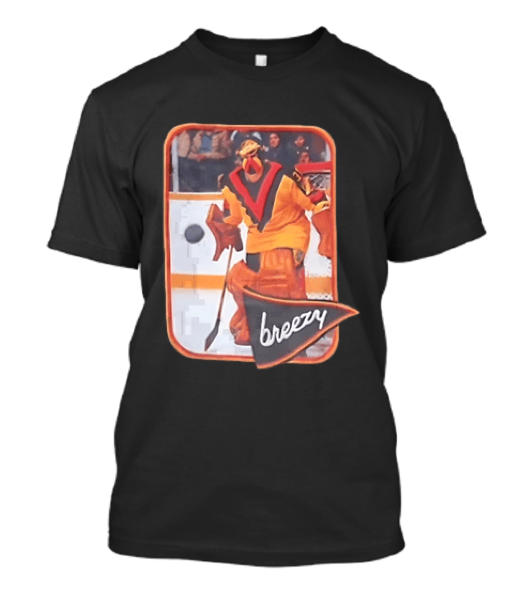 Richard Brodeur Vancouver Canucks NHL Breezy Retro Goalie Gear T-Shirt