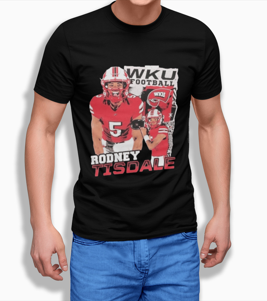 Rodney Tisdale WKU Football Western Kentucky Hilltoppers T-Shirt