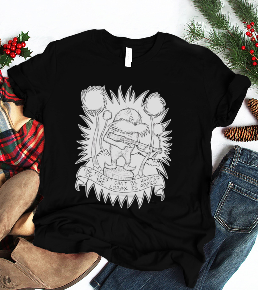 Lorax Shotgun Dr Seuss Trees Mashup T-Shirt