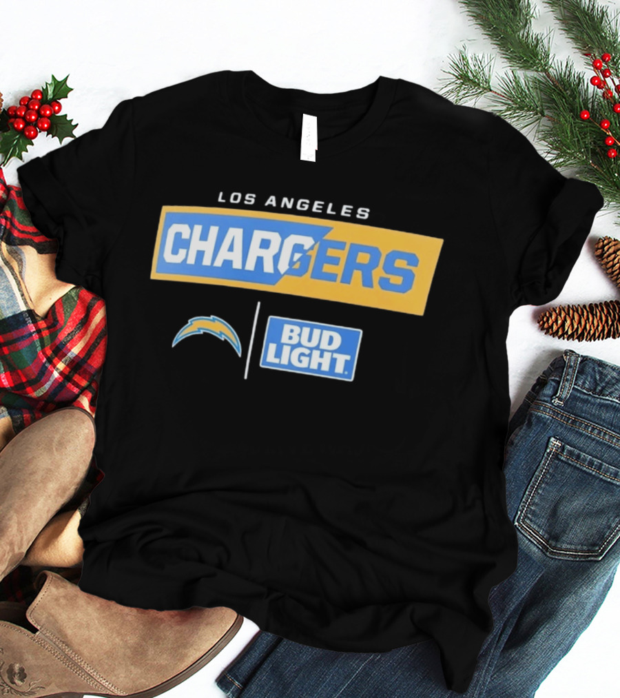Los Angeles Chargers Bud Light Collaborative Merchandise T-Shirt