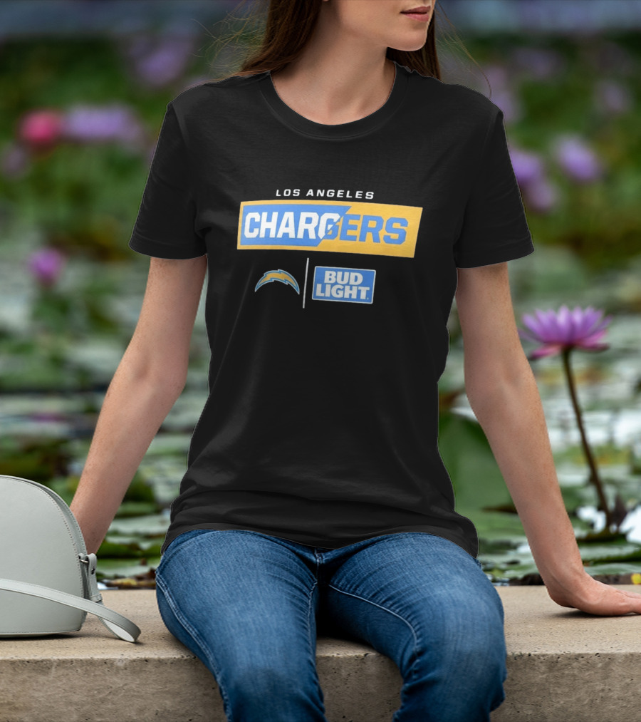 Los Angeles Chargers Bud Light Collaborative Merchandise T-Shirt