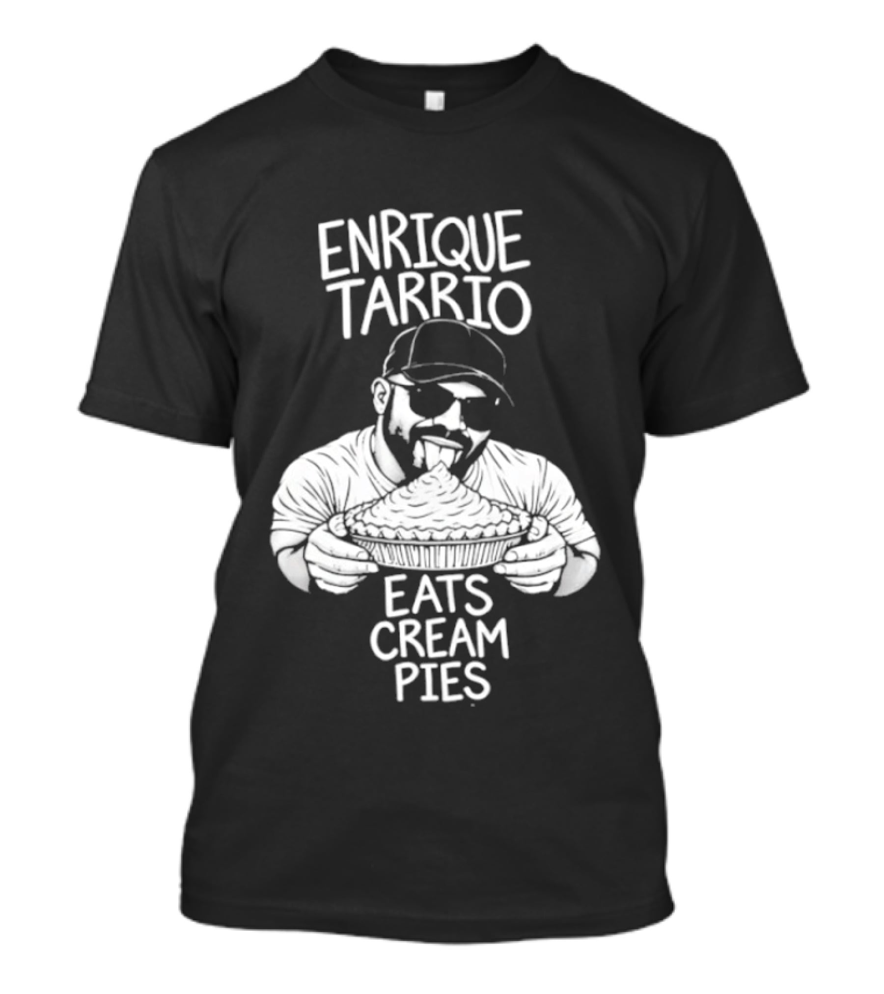 Enrique Tarrio Eats Cream Pies Satire T-Shirt