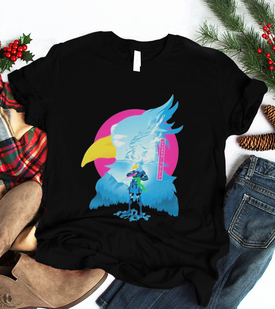 Shangri La Frontier Sunraku Eagle Art Gaming Manga Fantasy T-Shirt
