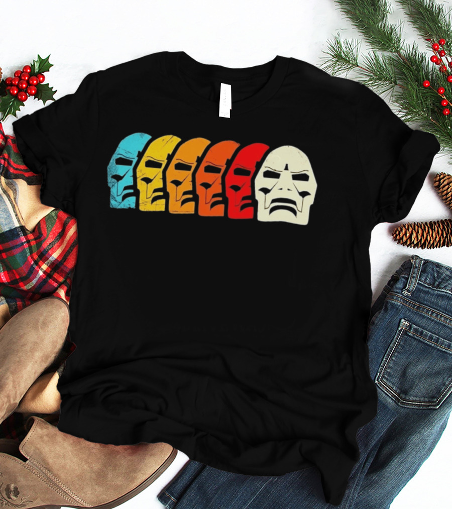 MF Doom Mask Multicolor Hip Hop Rap T-Shirt