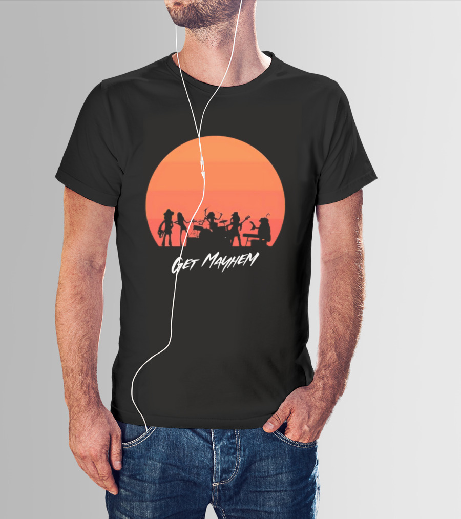 Get Mayhem Band Sunset Concert T-Shirt
