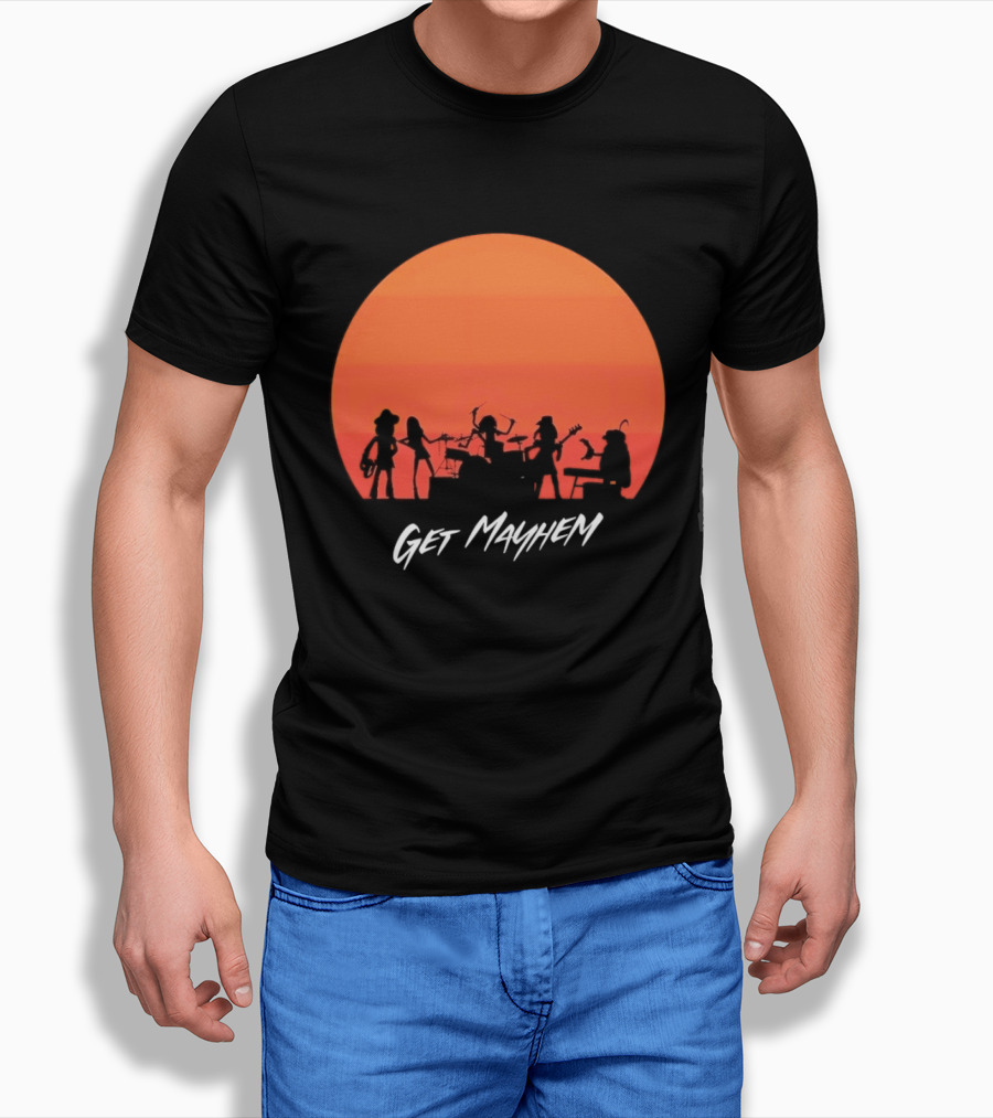 Get Mayhem Band Sunset Concert T-Shirt