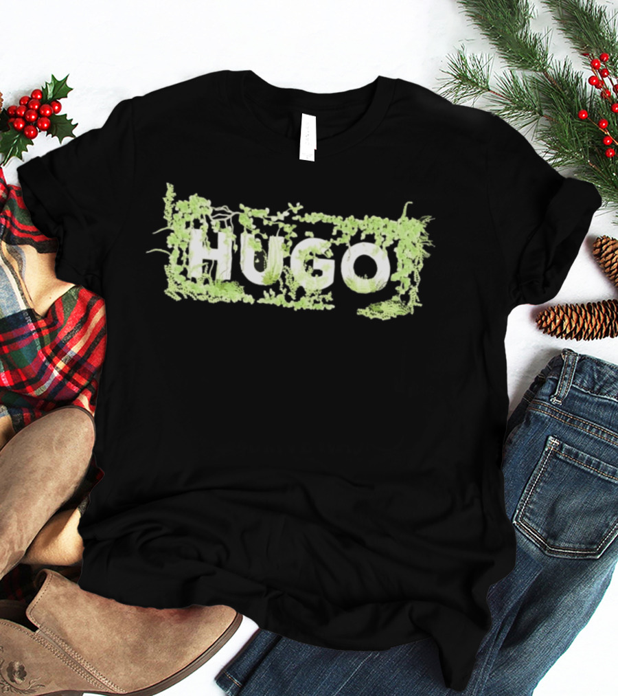 Hugo Botanical Floral Nature Greenery Leafy Vines T-Shirt