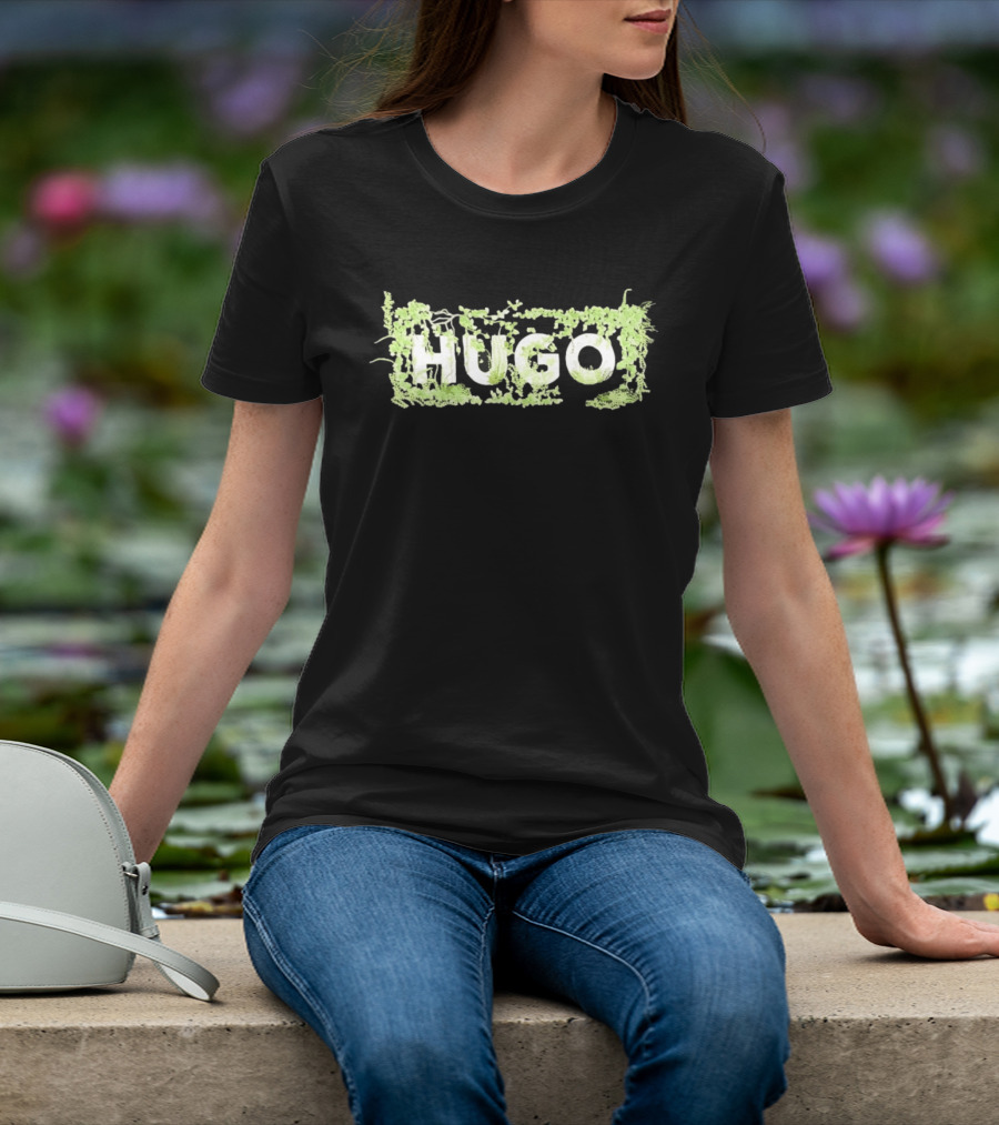 Hugo Botanical Floral Nature Greenery Leafy Vines T-Shirt