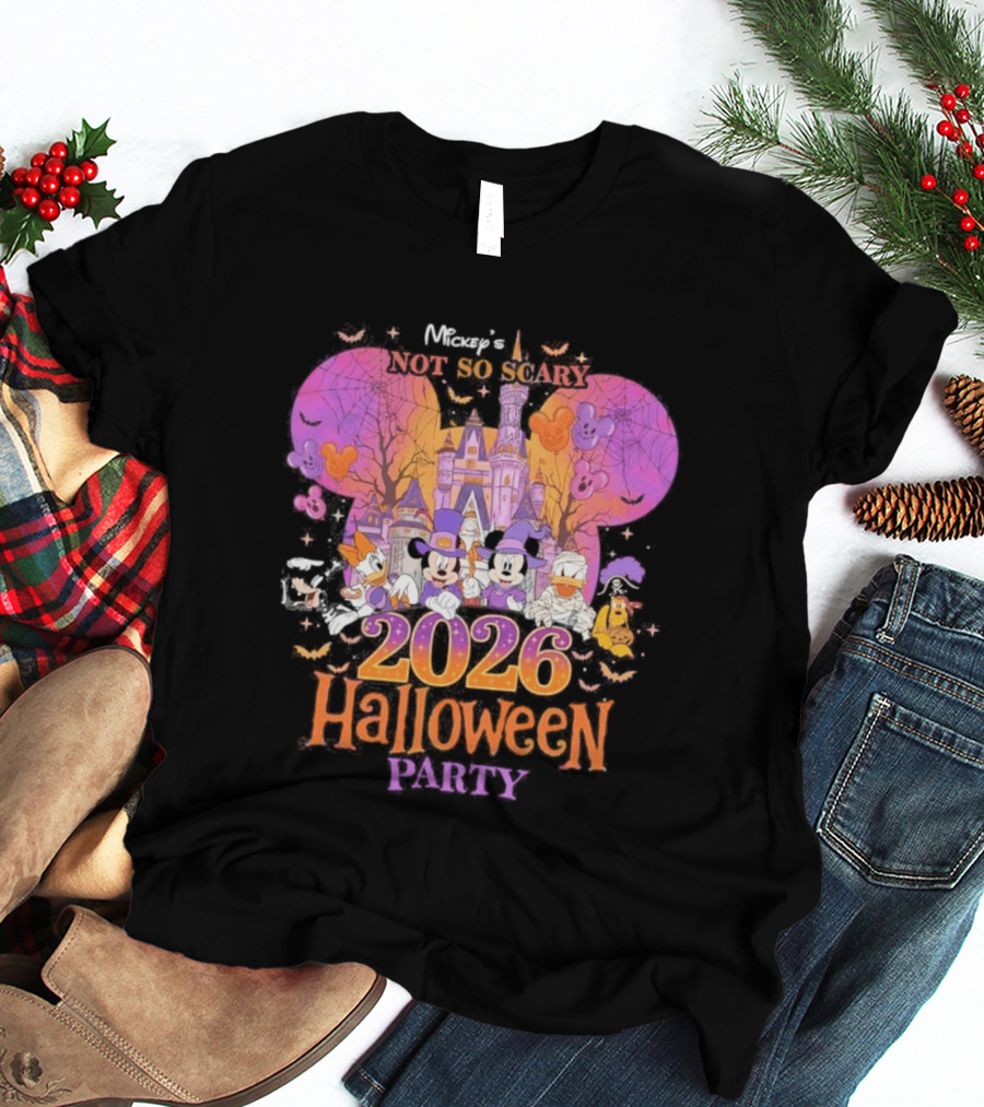 Mickey's Not So Scary 2026 Halloween Party T-Shirt