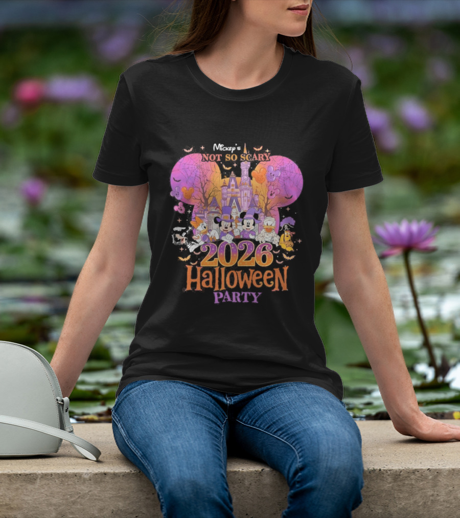 Mickey's Not So Scary 2026 Halloween Party T-Shirt