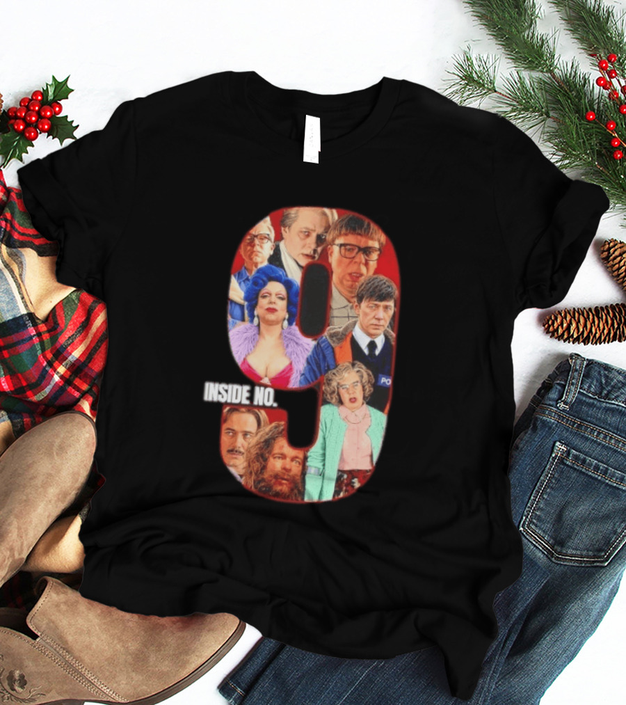 Inside No 9 TV Series Collage Reece Shearsmith Character Compilation T-Shirt