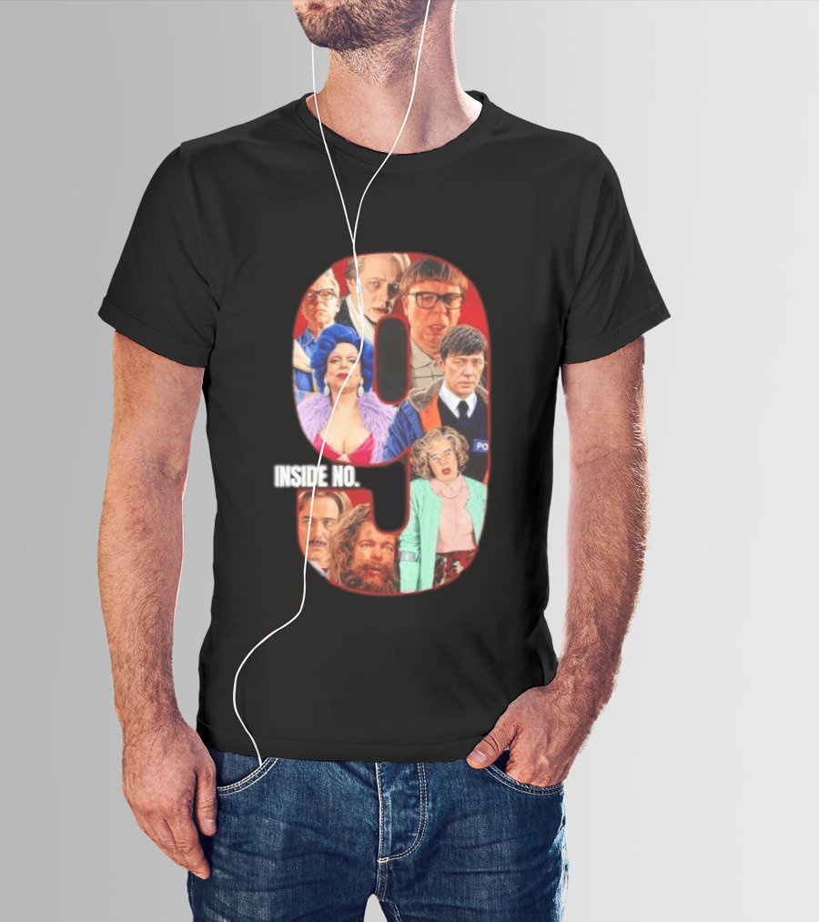 Inside No 9 TV Series Collage Reece Shearsmith Character Compilation T-Shirt