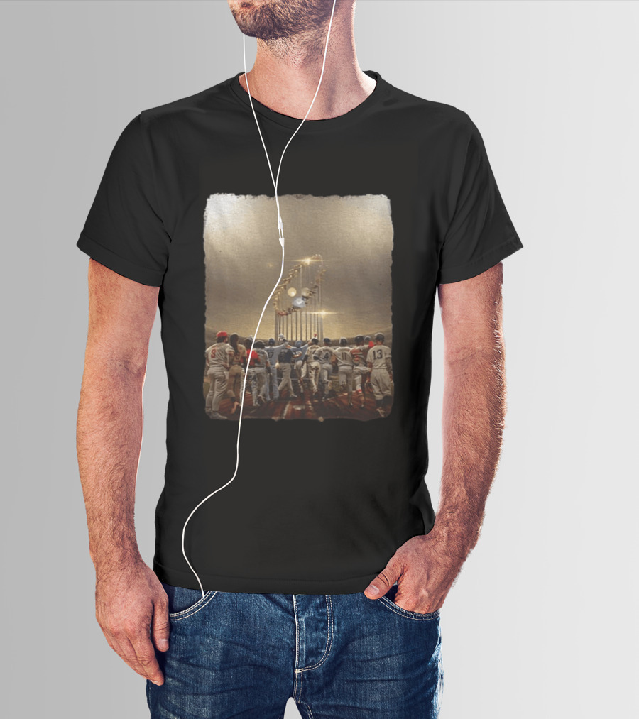 September Baseball Race To October Trophy MLB 2026 Players Journey Toward Championship Glory T-Shirt
