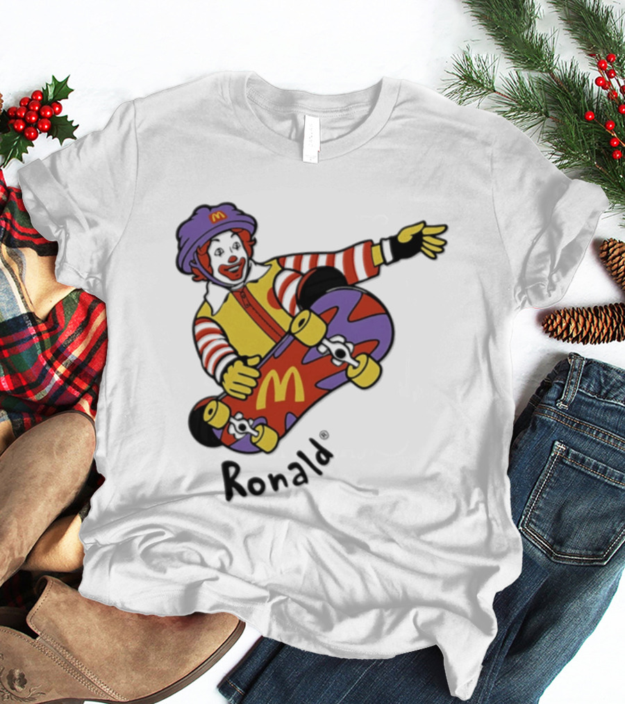 Ronald McDonald Skateboarding McDonald's Fun T-Shirt