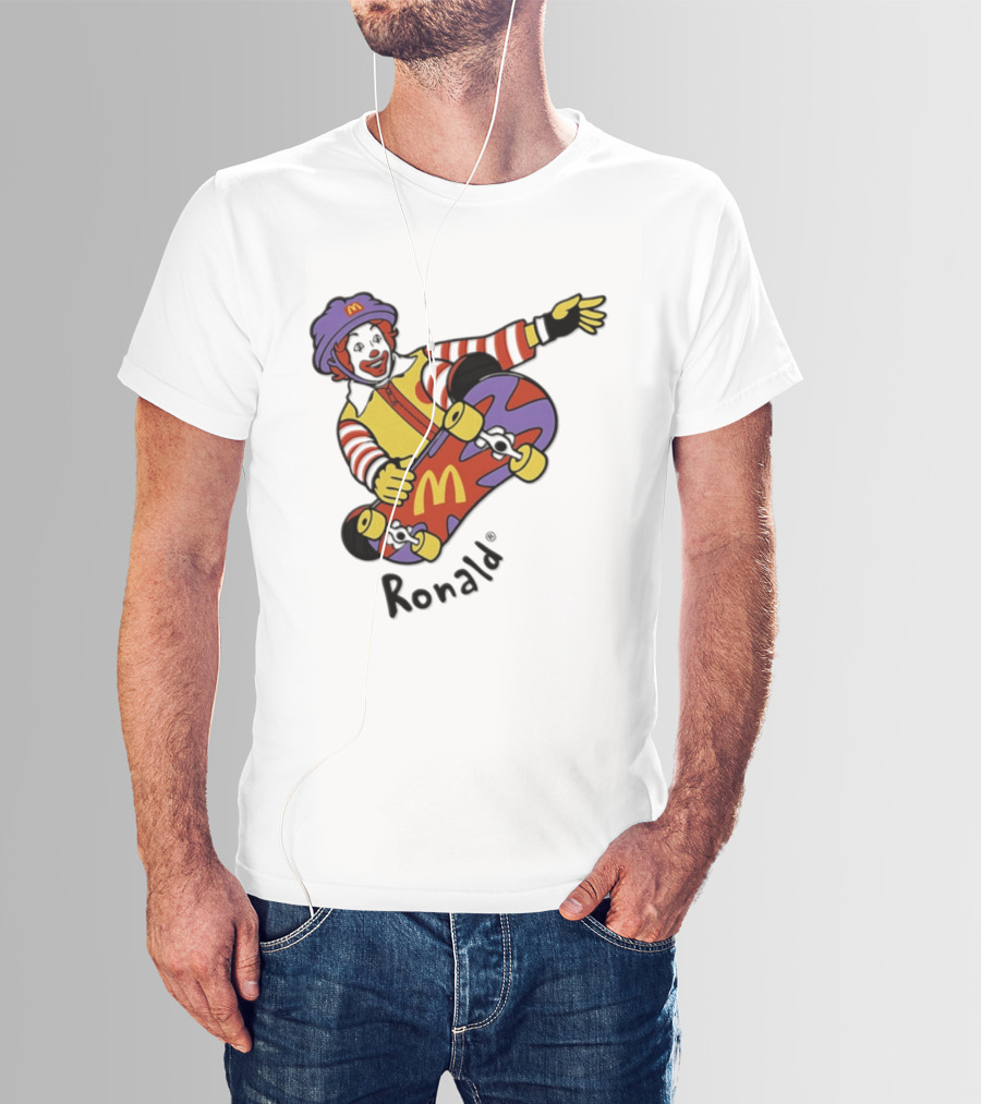 Ronald McDonald Skateboarding McDonald's Fun T-Shirt