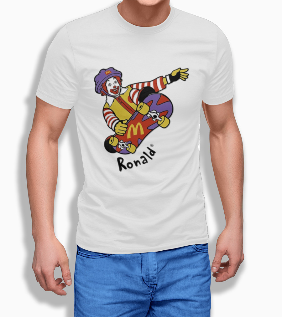 Ronald McDonald Skateboarding McDonald's Fun T-Shirt