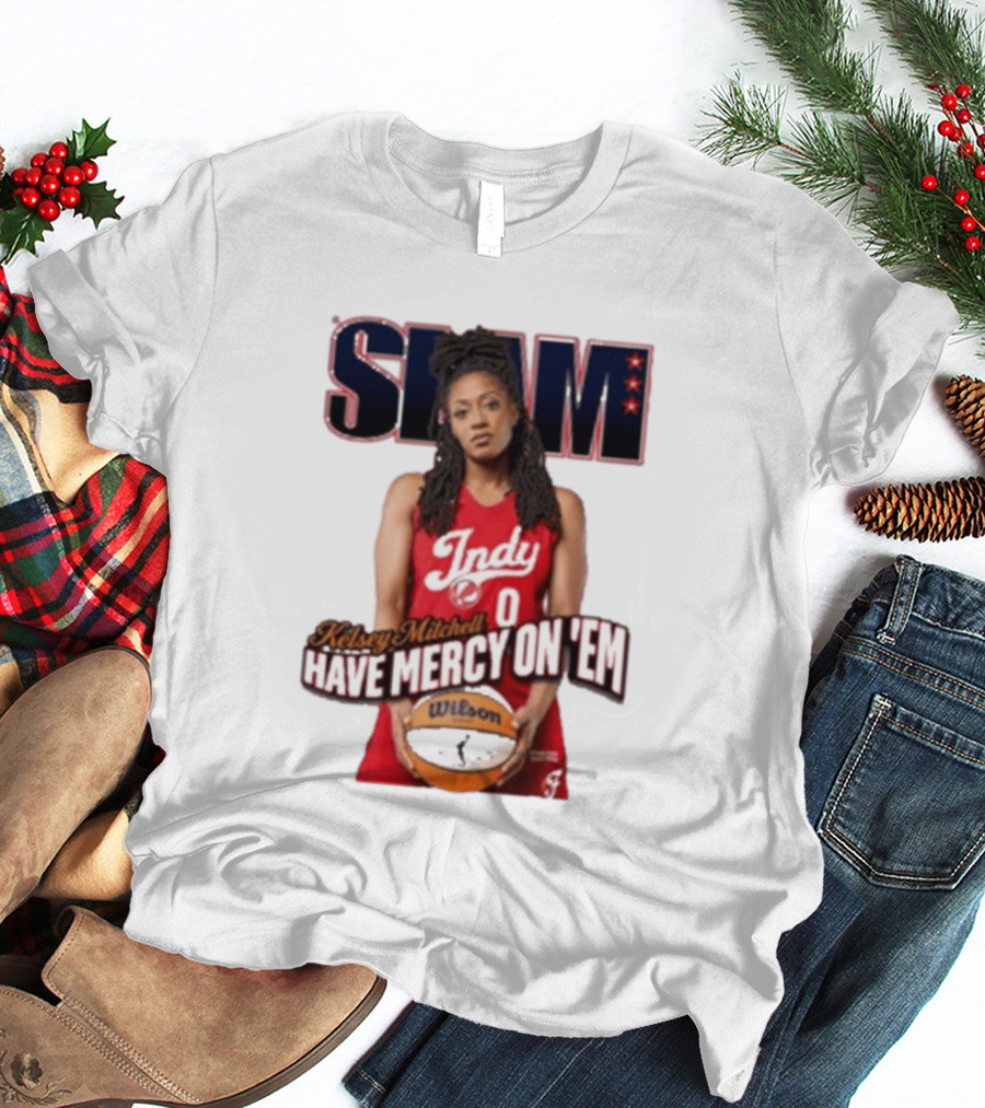 SLAM Indy Kelsey Mitchell Have Mercy On 'Em Basketball T-Shirt