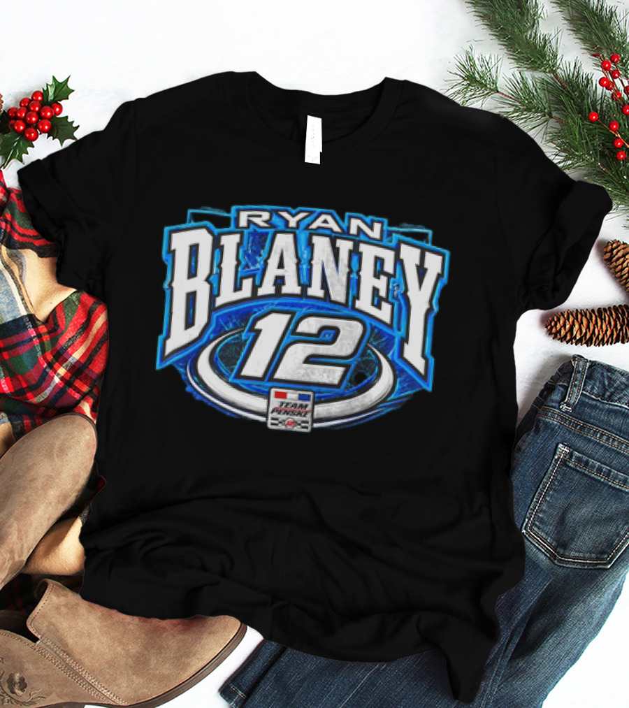 Ryan Blaney Team Penske 12 NASCAR Racing Fan T-Shirt